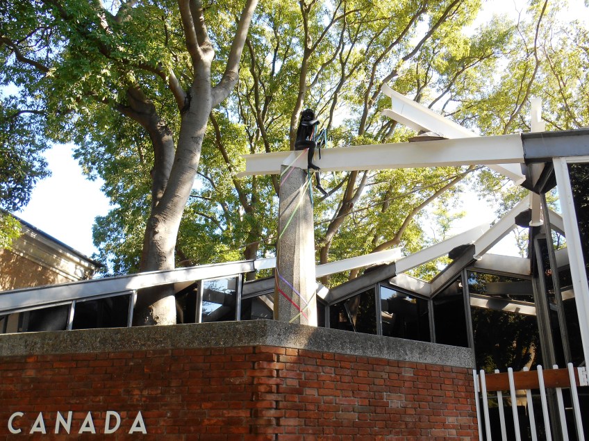 Figure 3.25: View of the entrance to the Canadian pavilion. Photograph: Joel Robinson.