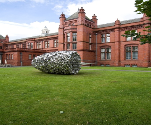 Figure 9.2: Photograph of sculpture at Whitworth Art Gallery by Subodh Gupta, ‘27 Light Years’, for Asia Triennial 2008.