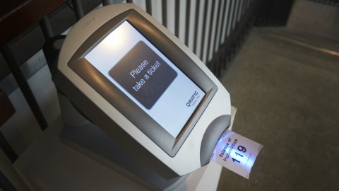 Figure 9.3: Photograph of ticket machine in entrance to Castlefield Exhibition – ‘Life in the UK’, part of Asia Triennial Manchester 2011.