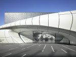 Figure 12.2: The Mobile Art Pavilion in Paris on the forecourt of the Institut du Monde Arabe (IMA). Courtesy of Zaha Hadid Architects. Photograph: Roland Haibe.